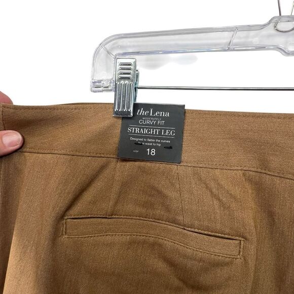 New 18p LANE BRYANT Pants The Lena Straight Leg High Rise, Moderately Curvy Fit - Picture 10 of 16